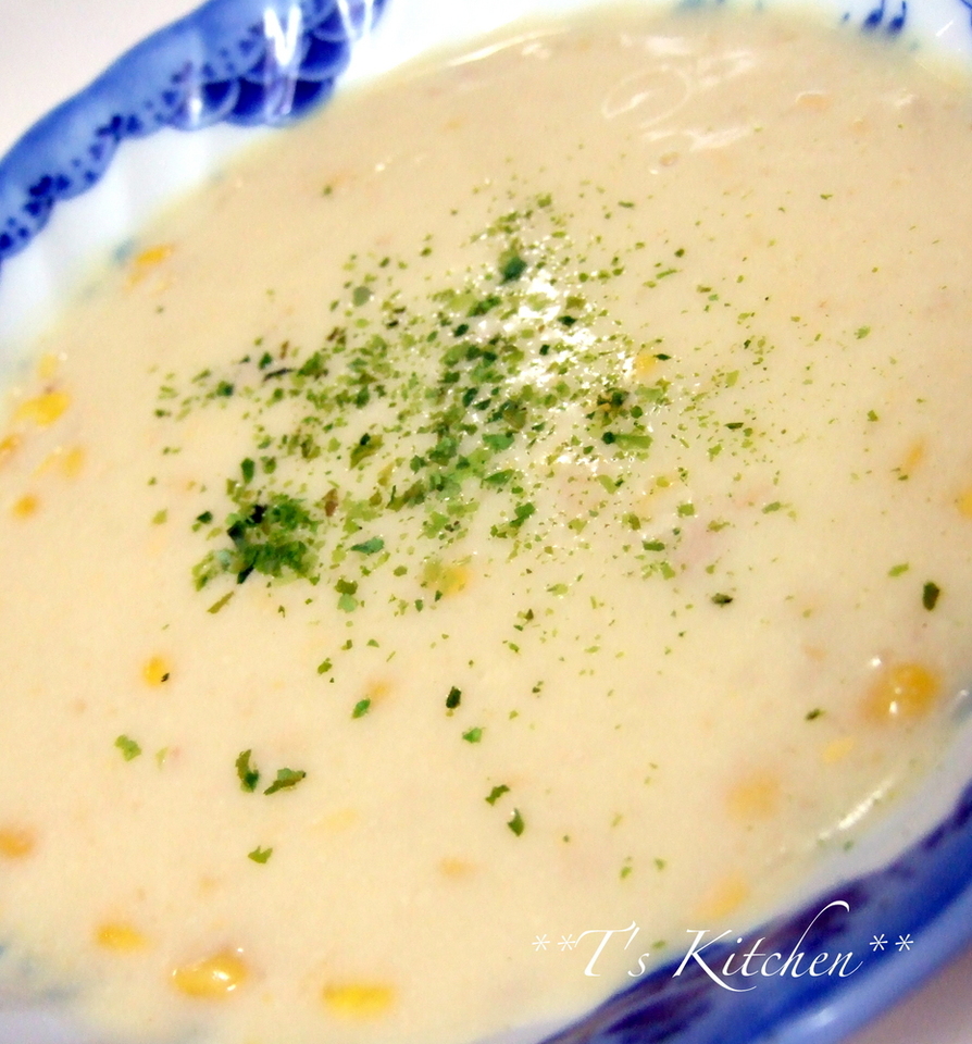 超簡単✿豆乳コーンクリームスープの画像