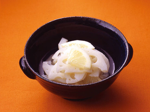 れんこんのレモン風味漬け
