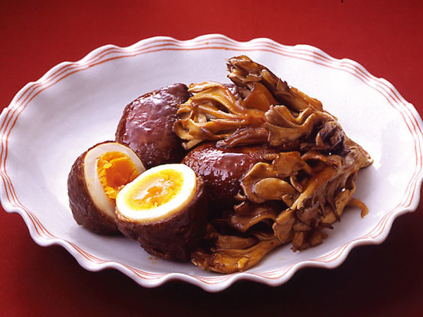 ゆで卵の牛肉巻き