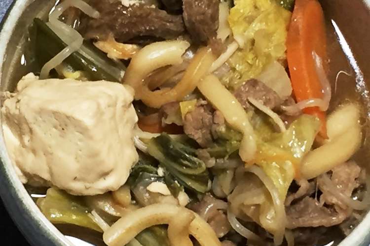 炒めて煮るだけ すき焼き風煮込み レシピ 作り方 By ほのか クックパッド 簡単おいしいみんなのレシピが353万品