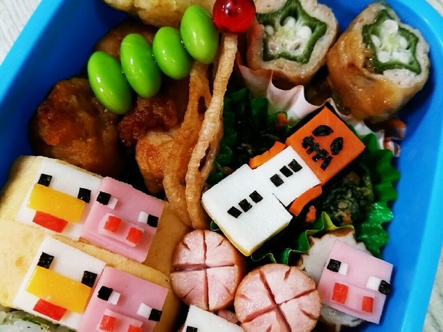 マイクラキャラ弁 スノーゴーレム レシピ 作り方 By ゆさせママ クックパッド 簡単おいしいみんなのレシピが354万品