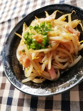 ●もやしとえのきのポン酢炒め●