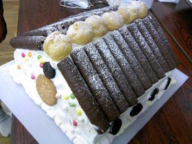 でっかく作ろう!クリスマスケーキハウス