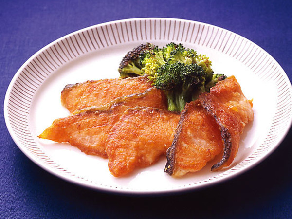 鮭のオリーブオイル焼き