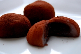 バレンタインに♪一口サイズの生チョコ大福