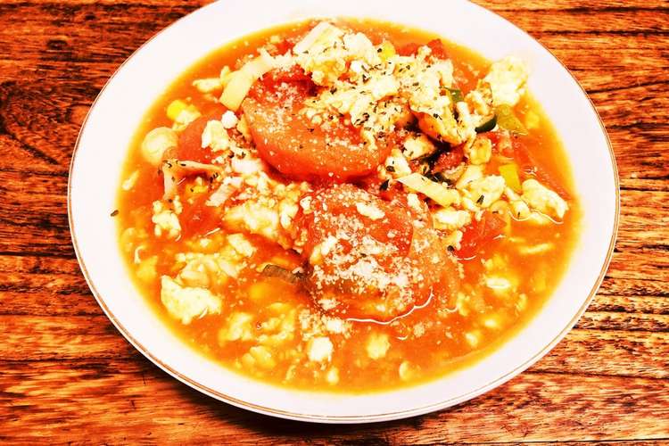 中国料理 超簡単トマトと卵の煮込み レシピ 作り方 By M Mama クックパッド 簡単おいしいみんなのレシピが360万品