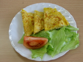 ボリューム満点!切干大根の玉子焼き