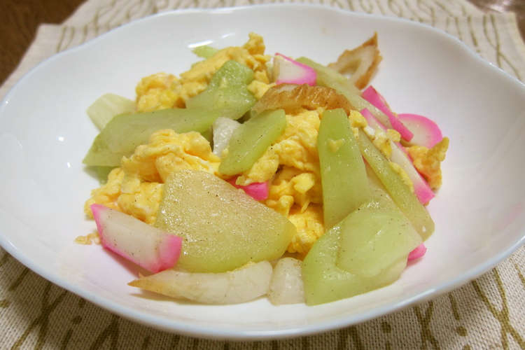 ハヤトウリと卵の炒めもの レシピ 作り方 By ばたふりぃ クックパッド 簡単おいしいみんなのレシピが359万品