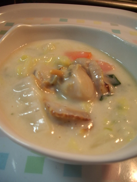 スキムミルクで☆ホタテと白菜のクリーム煮