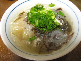 春雨ともずくのスープ