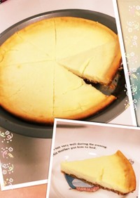 簡単レシピ＊水切りヨーグルトチーズケーキ