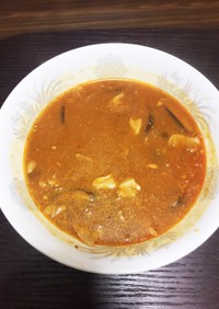 簡単ずぼらキムチ鍋風スープ