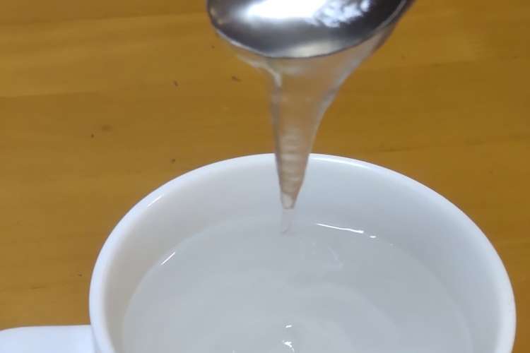 片栗粉のくず湯風 レシピ 作り方 By ｈｉｇｈ クックパッド