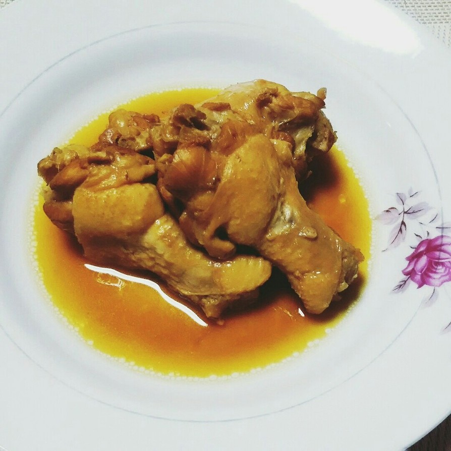 ポリ袋で介護食♥鶏の黒酢煮の画像