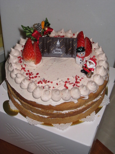 '07 クリスマスケーキの写真