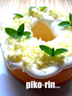 ○卵白○deホワイトチョコonシフォン○