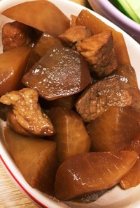 あったかこっくり♡大根と豚肉の黒酢煮