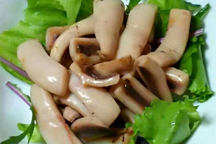 茹でツボ抜きイカの麺つゆ漬け レシピ 作り方 By Youおかしゃん クックパッド 簡単おいしいみんなのレシピが365万品