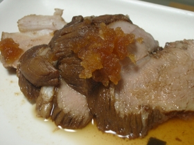 紅茶豚 アップルソース