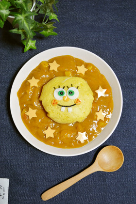 スポンジボブのデコカレー❤