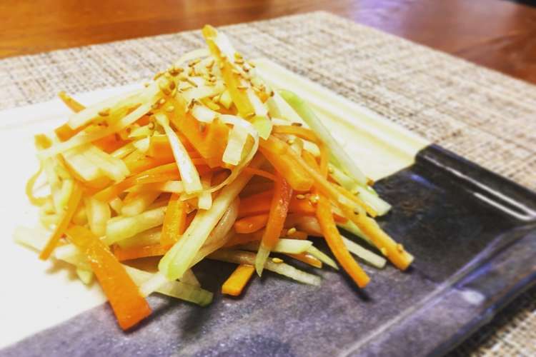 チャーテとにんじんのサラダ レシピ 作り方 By りーだ クックパッド