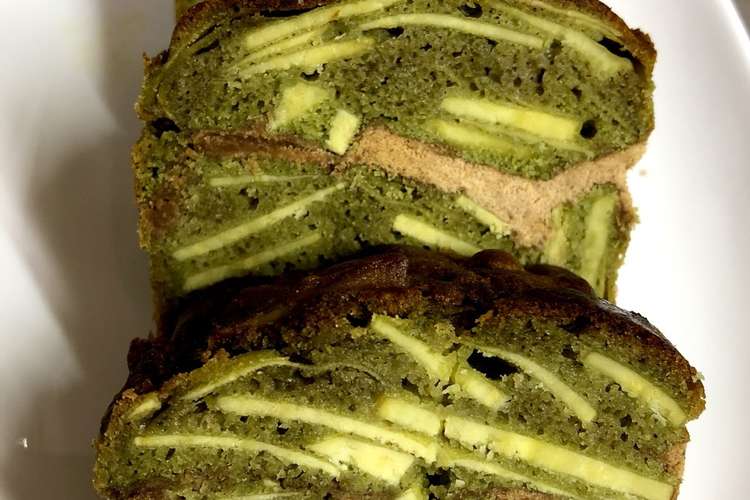 見た目綺麗 スライスさつまいも抹茶ケーキ レシピ 作り方 By Apoooo クックパッド