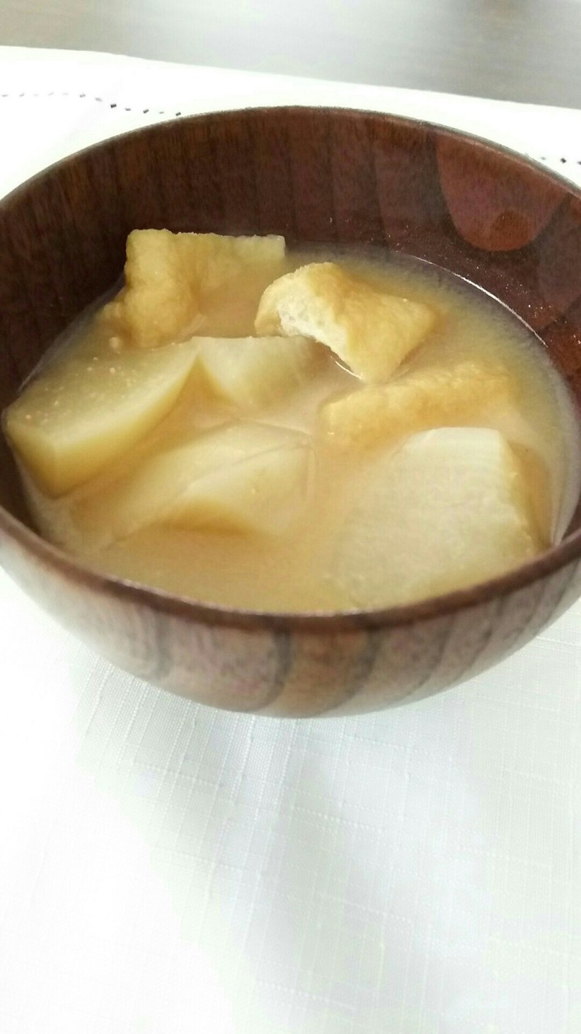 かぶのお味噌汁の画像