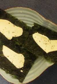 クリームチーズの韓国海苔巻き