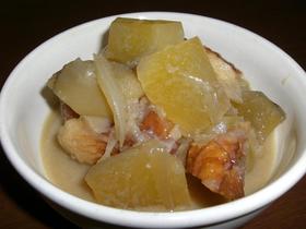 ヤーコンと竹輪の味噌煮。