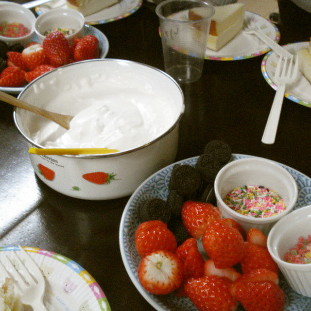 子供のクリスマス会に 自分で作るケーキ レシピ 作り方 By もんもん０９ クックパッド 簡単おいしいみんなのレシピが365万品