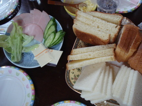 子供のクリスマス会など*セルフサンド