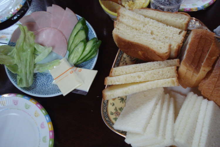 子供のクリスマス会など セルフサンド レシピ 作り方 By もんもん０９ クックパッド 簡単おいしいみんなのレシピが360万品