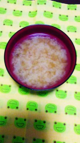 玉ねぎ鰹ぶしの味噌汁風邪にもいいですよ
