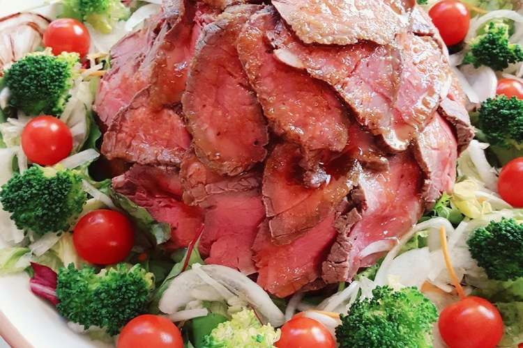 迫力満点 ローストビーフマウンテン レシピ 作り方 By ฅhikkaฅ クックパッド 簡単おいしいみんなのレシピが355万品