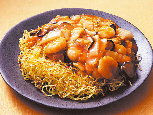 えびチリあんかけ焼きそば