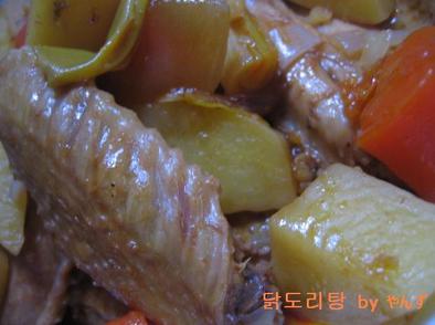 タットリタン★韓国風鶏肉の煮物の写真