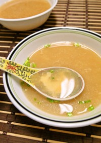 まろやか♪溶き卵の中華風スープ