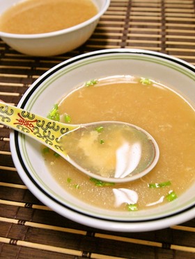 まろやか♪溶き卵の中華風スープ