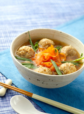 鍋の季節に☆あったか鶏つくねラーメン