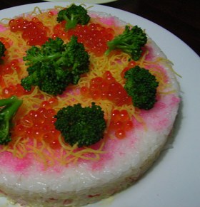 クリスマスケーキ寿司