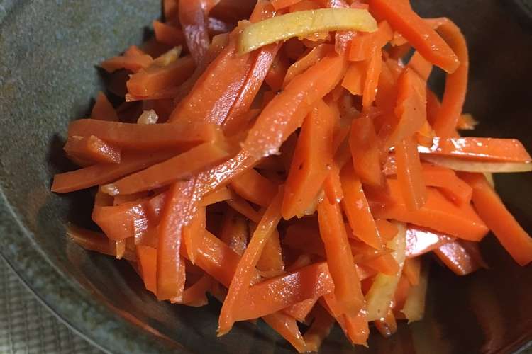 簡単 にんじんの油炒め レシピ 作り方 By きりさん クックパッド 簡単おいしいみんなのレシピが356万品