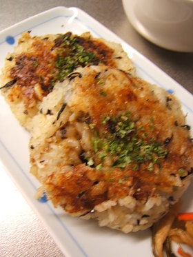 じゃがいもとご飯のもちもちお焼き