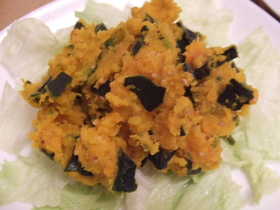 ちょこっとヘルシー?超簡単かぼちゃサラダ
