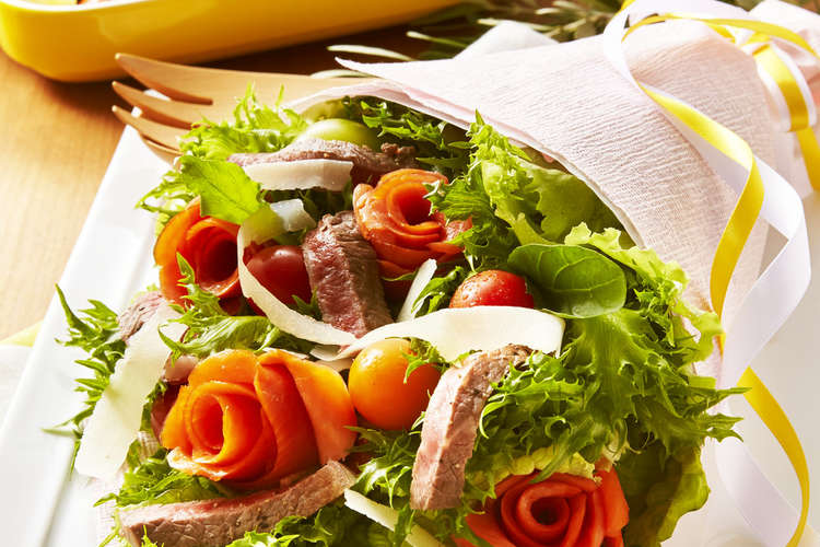 タリアータ風ブーケサラダ レシピ 作り方 By 阪急オアシス クックパッド 簡単おいしいみんなのレシピが354万品