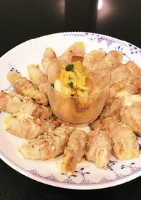 簡単☆リンゴの豚巻き揚げ