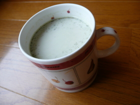 抹茶入り♪ジンジャーミルク☆