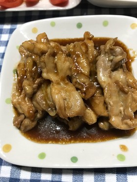 鶏のセセリのにんにくテリヤキ