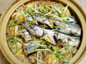 秋刀魚と栗 秋の味覚ご飯