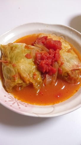 ロールキャベツver.基本のトマト煮込み