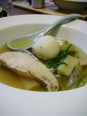 ぶりとかぶの和風スープ